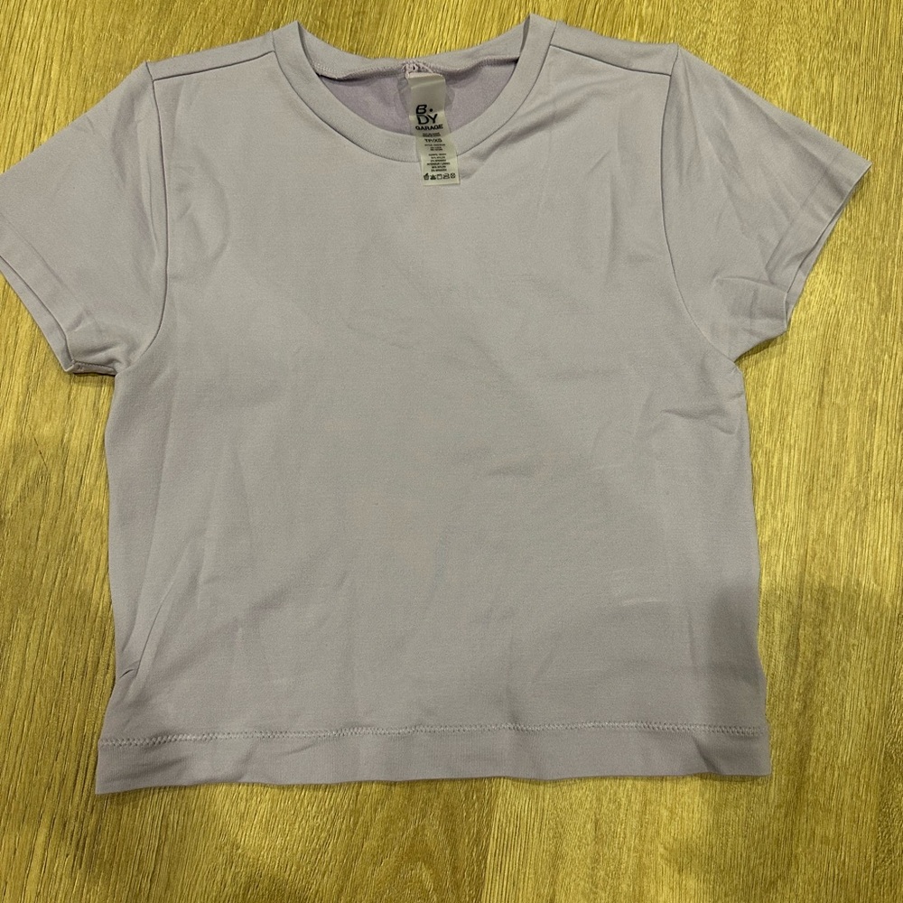 Garage Lilac fitted baby T-Shirt
